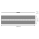 LEDVANCE light panel LED PL.L 27.5W 4150lm/840 IP20 72Y ; 30x120 U16 DALI black