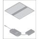 LEDVANCE light panel LED PROT.BL 36W 5040lm/840 IP54 100Y 62x62 DALI UGR