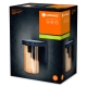 LEDVANCE light wall lamps. EnduraC Cascade 1xE27 IP44 amber/dark grey