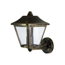 LEDVANCE light wall lamps. EnduraC Series 1xE27 IP44 black/gold