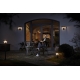 LEDVANCE light wall lamps. EnduraC Series 1xE27 IP44 sensor black/gold