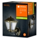 LEDVANCE light wall lamps. EnduraC Series 1xE27 IP44 sensor black/gold