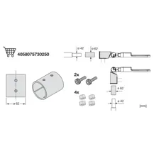 LEDVANCE lighting public accessories - SL.AREA reduction from 60mm to 42mm