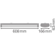 LEDVANCE linear light LED LINEAR.SF 18W 2430lm/840/110° IP44 70Y; 60 cm DALI