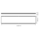 LEDVANCE PANEL LOUVER SURF KIT 1200 BK LEDV
