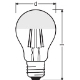 LEDVANCE PFM bulb.filam. A60 6.5W/50W E27 2700K 650lm 15Y ; silver top.
