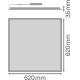 LEDVANCE PL COMP 625 V 35W 830 840 U19 DALI LEDV