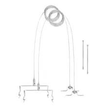 LEDVANCE set.for.curtain. assembly for. LOWBAY.FLEX