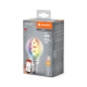 LEDVANCE SMART+ bulb A60 4.5W/30W E27 RGBW 300lm Dim 15Y Glass WIFI
