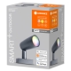 LEDVANCE SMART+ column light LED Garden Spot 5W lm/RGBW dark gray WIFI
