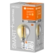 LEDVANCE SMART+ filam.bulb A60 6W/44W E27 2500K 540lm Dim 15Y smoke.WIFI
