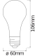 LEDVANCE SMART+ filam.bulb A60 6W/55W E27 2400K 680lm Dim 15Y golden ZB