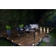 LEDVANCE SMART+ light column LED Solar BollardSpot 2x1W 200lm/RGBW IP44 black BT