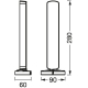 LEDVANCE SMART WIFI MOOD LIGHT BAR RGBTW BK