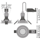 LEDVANCE SP KIT ADJ V 8.3W 930 GU10 DIM LEDV