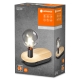 LEDVANCE table lamp LED DECOR.WOOD.T 1xE27 ; black/wood