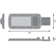 LEDVANCE URBAN LITE L 100W 865 IP65 GY FS1 LEDV