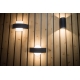 LEDVANCE wall light LED EnduraS Updown 12W 700lm/830 IP44 dark gray
