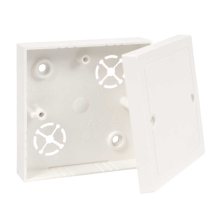 LK 80/2 - Junction box , colour super white/RAL9004, package - 10/120 pcs