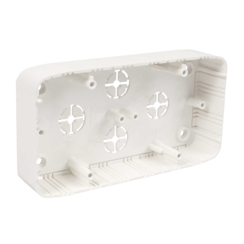 LK 80X28 2T - Junction box, color super white/RAL9003, package - 10/60 pcs