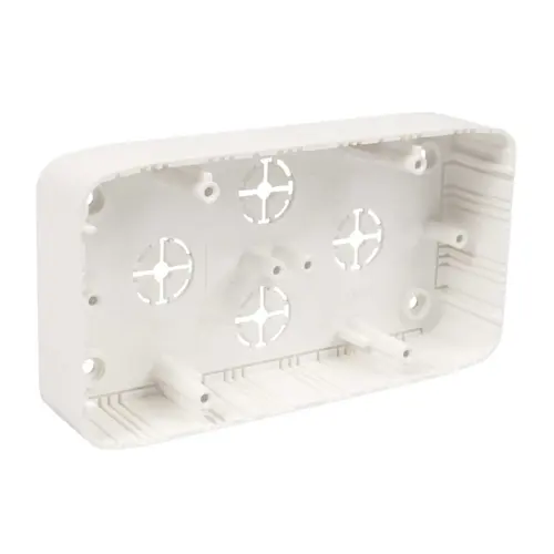 LK 80X28 2T - Junction box, color super white/RAL9003, package - 10/60 pcs