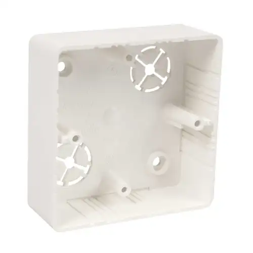 LK 80X28R/1 - Junction box, color super white/RAL9003, package- 10/120 pcs
