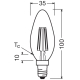LSSPCLB40D 3,4W/927 230V FIL E14FS1OSRAM