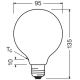 LSSPG95100 11W/927 230VGLFR E27 FS1OSRAM