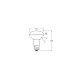 LSSPR806036 4,9W/927 230V DIME27FS1OSRAM