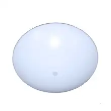 Luminaire BRSB, 6x12 LED, 4000 K, cover opal PMMA, IP44, dia. 375mm, 700mA
