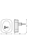 LUNETTA EDGE SEN BL 830 USB A C WT LEDV
