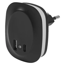 LUNETTA® Edge USB A&C 3000K Black