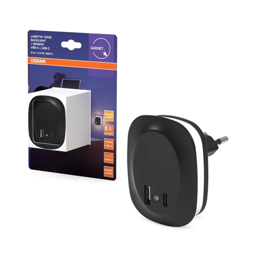 LUNETTA® Edge USB A&C 830 USB A C Black