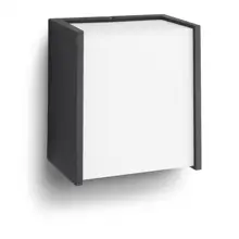 Macaw wall lantern black 1x3W SELV