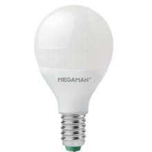 MEGAMAN LED lustre P45 2.9W/25W E14 4000K 250lm NonDim 15Y opál