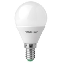 MEGAMAN LED lustre P45 4.9W/40W E14 4000K 470lm NonDim 15Y opál