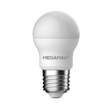 MEGAMAN LED lustre P45 7.7W/60W E27 2700K 810lm NonDim 15Y opál