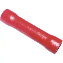 METRODIS spojka.lisovací 1.25mm červená Kód:BV1.25 blistr-10ks