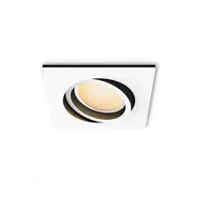MILLISKIN recessed white 1x5.5W 230V square ext