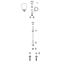 MODUS cable suspension universal ZH/UNI4 ; 4 cables