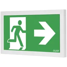 MODUS emergency lighting LED INFINITY-II BW 1W SE/1h. IP40 attachment; white