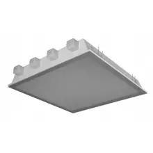 MODUS I 2x36 W with prismatic PET, IP40, cover, 600