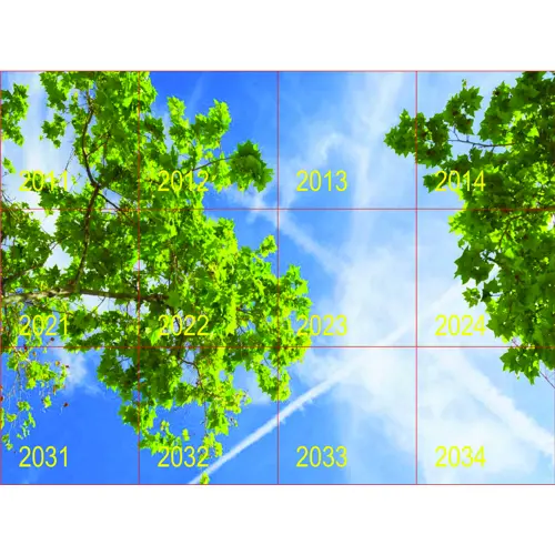 MODUS light panel LED IBP 32W NILlm/840 IP54 80Y DALI ; SKY20 12 pcs 62x62