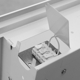 MODUS svít.LED panel IBP IP54 32W 4200lm/840 80Y DALI ;62x62