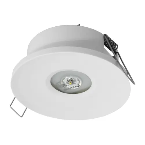 MODUS svít.nouz.LED AXP 1x6W SA/1hIP65 vestav.;O-op.ar. optika bílá autotestPO4