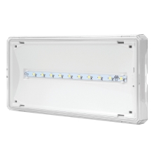 MODUS svít.nouz.LED EXIT PREMIUM 1x6W SA/SE/1h. IP65 přisaz; bílá autotest