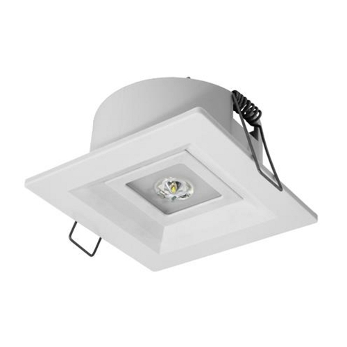 MODUS svít.nouz.LED LOVATO-P 1x3W SA/1h. IP20 podhl; U-univ.optika šedá