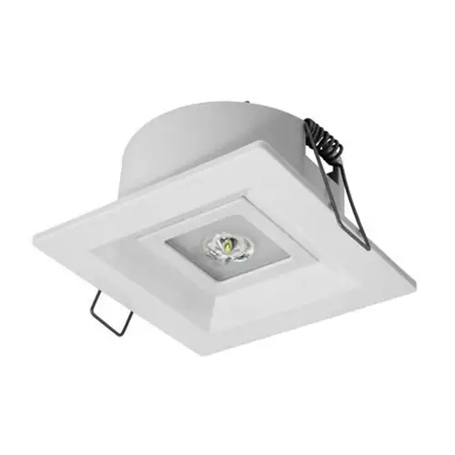 MODUS svít.nouz.LED LOVATO-P 1x3W SE/1h. IP20 podhl;U-univ.optika autotest bílá