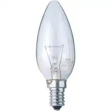 NARVA incandescent candle clear 25W E14 240V
