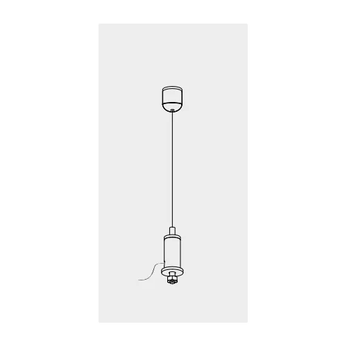 NORD.ALUM suspension.cable lock.upper SSWD50 to GlobalTrac 5m; chrome